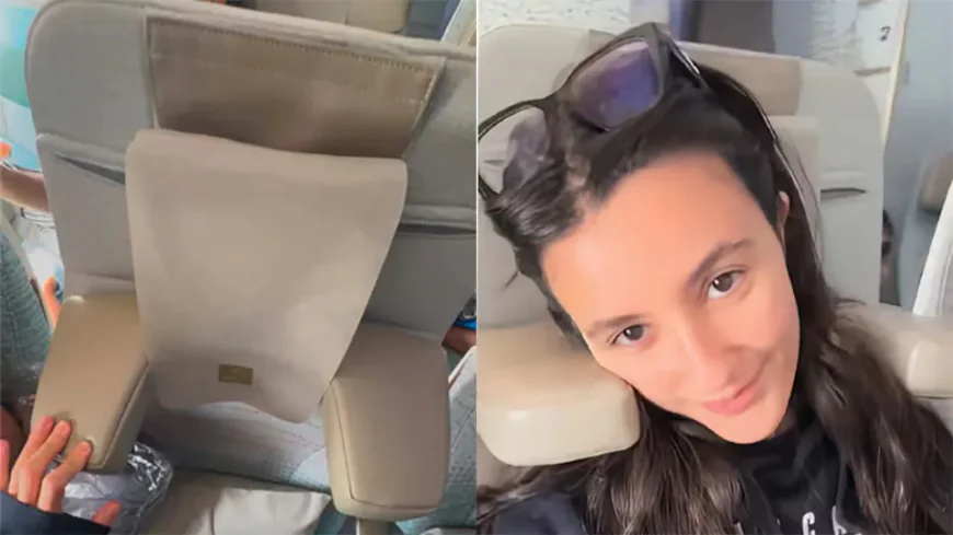 Emirates' new economy seat with winged headrest goes viral