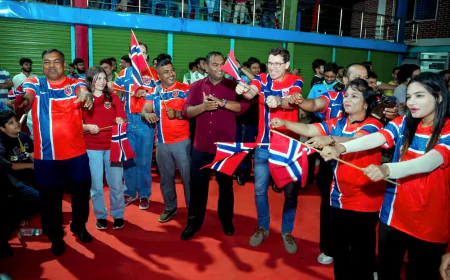 Norwegian Embassy celebrates historic World Cup victory over Brazil