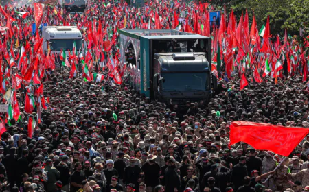Iran prepares to bury Khamenei as US steps up strikes