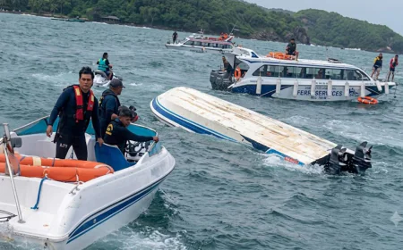 15 Indian tourists die as speedboat capsizes off southern Vietnam