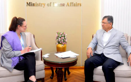 Home, IOM discuss trafficking, border cooperation