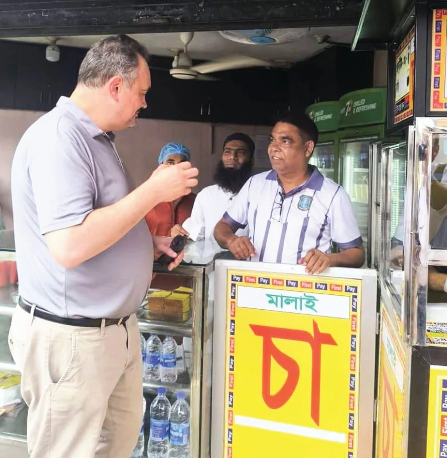 US envoy sips malai tea in Ctg