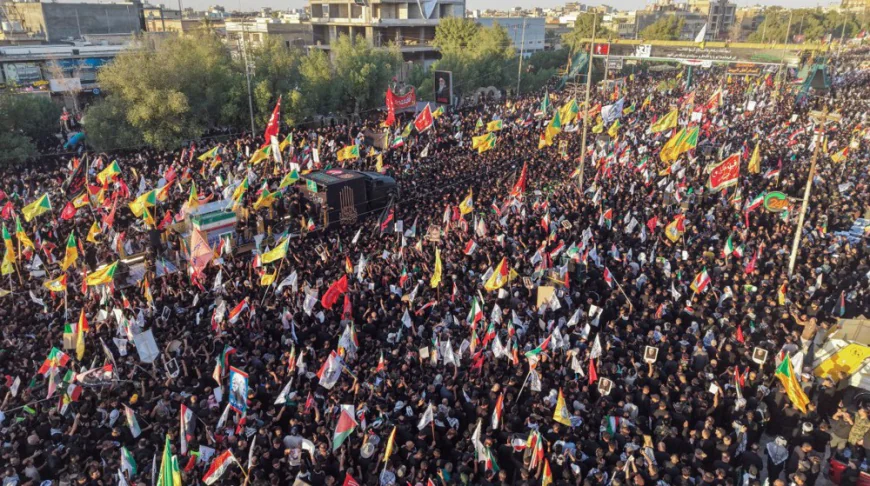 Millions join Khamenei's funeral in Najaf, Karbala