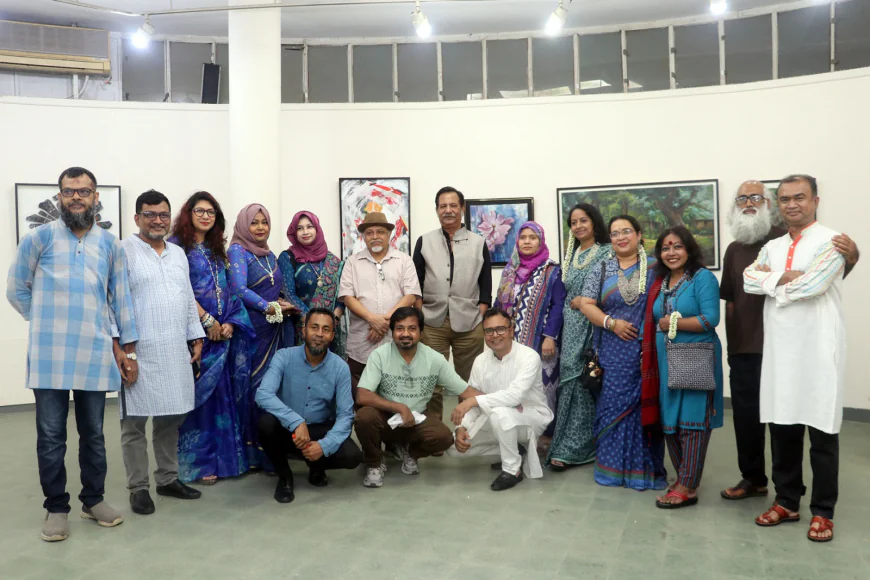 ঢাবির চারুকলায় শেষ হলো যৌথ চিত্রপ্রদর্শনী