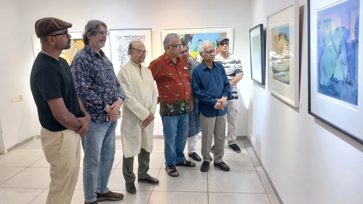 Modern printmaking art show opens at Galleri Kaya