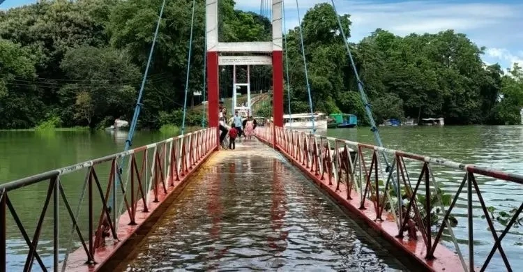 Hanging Bridge in Rangamati shut as Kaptai Lake overflows