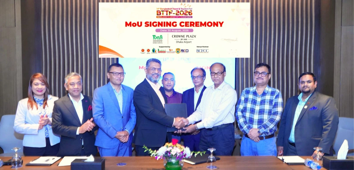 Crowne Plaza Dhaka Airport partners with TOAB for Tourism Fair 2026