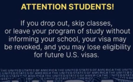 Students may lose US visas for dropout, truancy