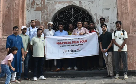 aviation.com.bd holds tour guide training at Lalbagh Fort