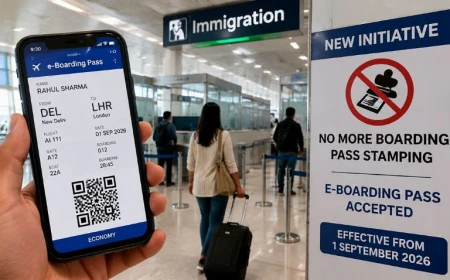 India to end boarding pass stamping from Sept 1