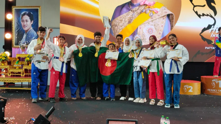 থাইল্যান্ডে আন্তর্জাতিক তায়কোয়ানডো চ্যাম্পিয়নশিপে বাংলাদেশের ২৬ পদক