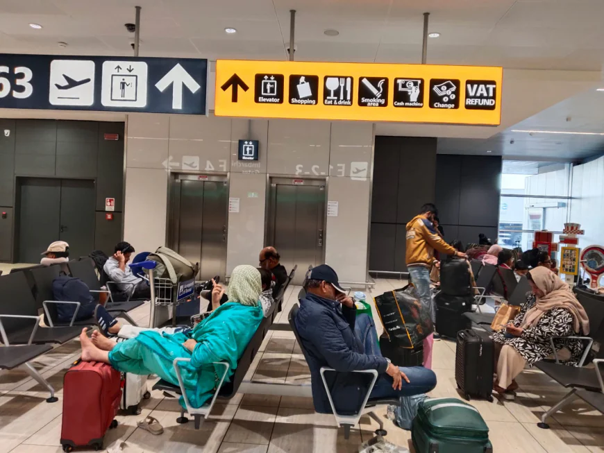 Biman flight stuck in Rome for 36 hours