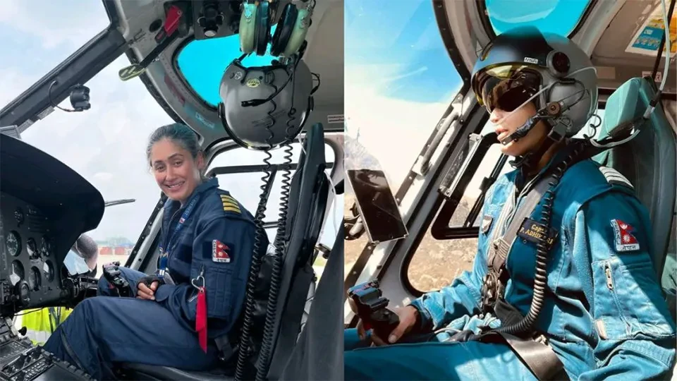 Nepal's first female chopper pilot now commands rescue operations