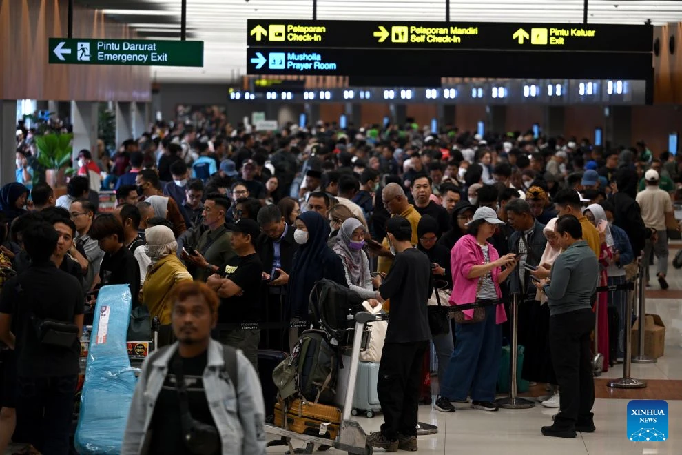 Volcanic eruption pauses flights at Soekarno airport