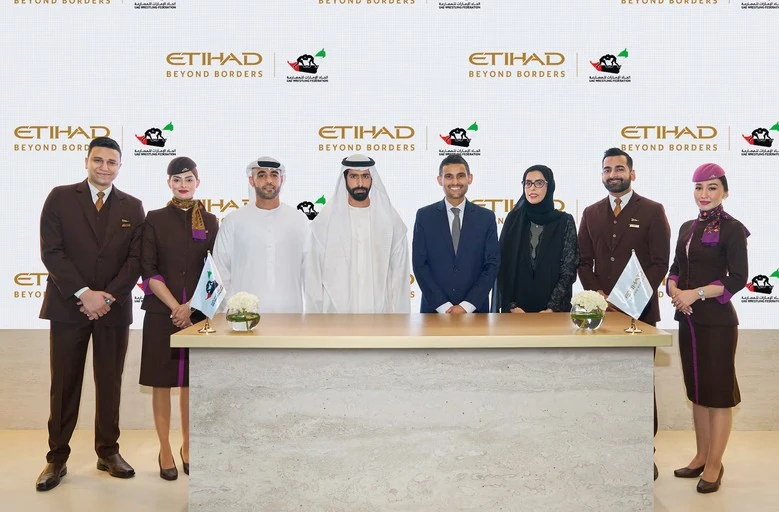 Etihad becomes official airline partner of UAE Wrestling Federation