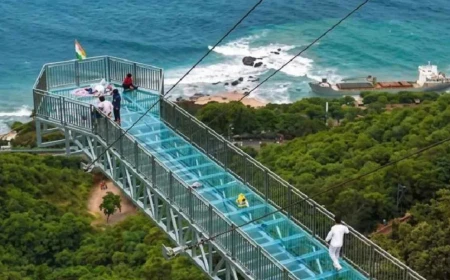 Glass bridges in India offer thrilling experiences