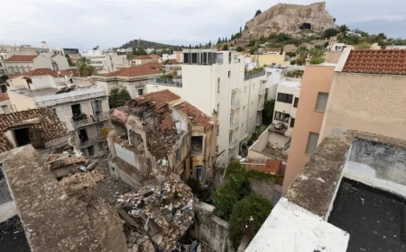 Six killed in Athens building blast after suspected gas leak