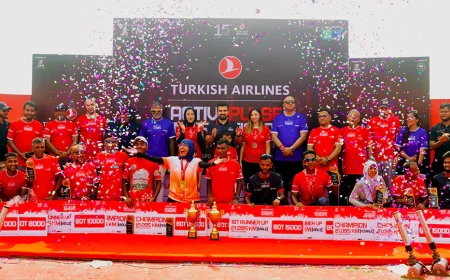 Turkish Airlines marks 15 years in Bangladesh with half marathon