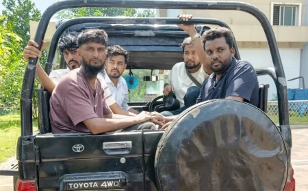 Six held in Sajek over 'Joy Bangla' slogans 
