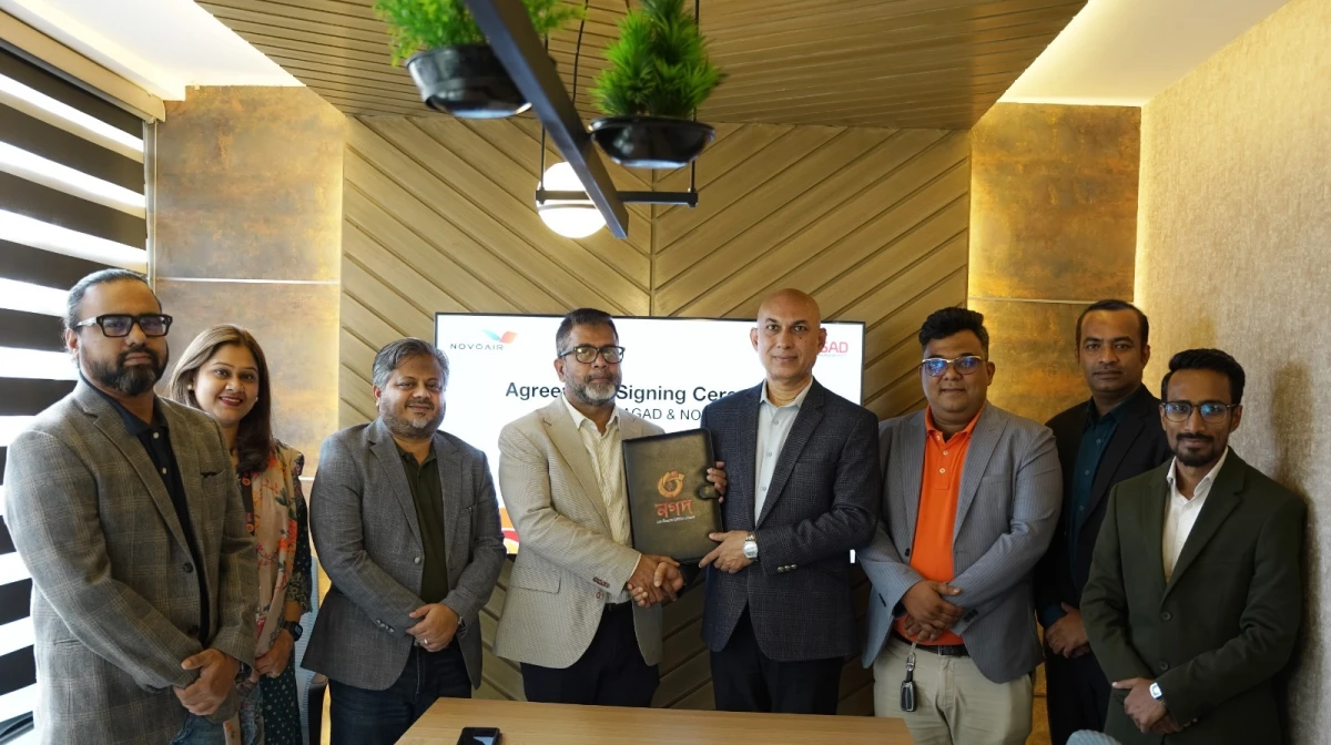 Nagad users to receive 10% discount on Novoair air tickets
