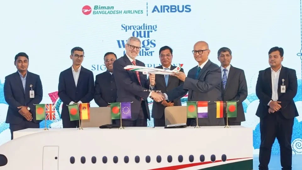 Biman signs Airbus deal for 10 new aircraft