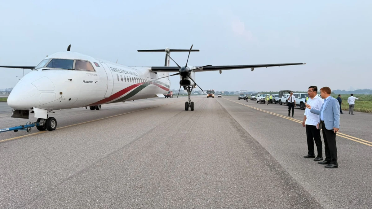 Aviation Minister visits Dhaka Airport after Biman emergency landing