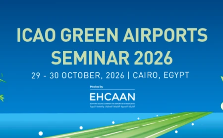 ICAO to hold Green Airports Seminar 2026 in Cairo 