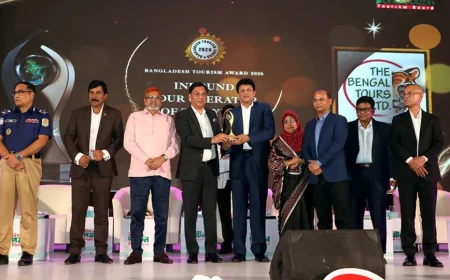 Bengal Tours MD bags Bangladesh Tourism Award 2026