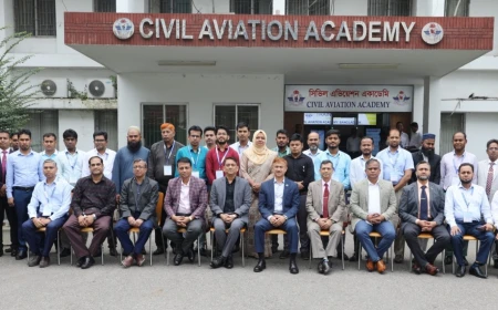 Civil aviation training course for ministry officials concludes